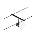 Paulmann Lampe  corde SHEELA GU5,3, chrome, noir mat 