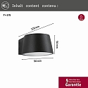 Paulmann LED Außenwandleuchte CAPEA, IP44, 230V, 5W 3000K 500lm 98°, Aluminium, Grau Paulmann LED Außenwandleuchte CAPEA, IP44, 230V, 5W 3000K 500lm 98°, Aluminium, Grau