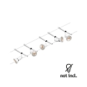 Paulmann wire system SALT 5-fold GU5,3, chrome, white matt 