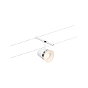 Paulmann Systme de corde WIRE SYSTEMS DC CONE lot de 5 GU5,3, chrome, blanc mat 