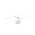 Paulmann Systme de corde WIRE SYSTEMS DC CUP lot de 5 GU5,3, chrome, blanc mat 