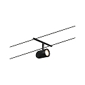 Paulmann Systme de corde WIRE SYSTEMS DC CUP lot de 5 GU5,3, chrome, noir mat 