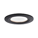 Paulmann recessed luminaire NOVA COIN LED round, rigid, set of 3 Coin IP44, black matt  11W 460lm 2700K 100 100 CRI >80