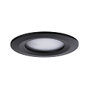 Paulmann recessed luminaire NOVA COIN LED round, rigid, set of 3 Coin IP44, black matt dimmable 11W 460lm 2700K 100 100 CRI >80