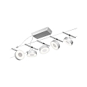 Système de corde LED WIRE SYSTEMS CORDUO CIRCLE rond, lot de 5, commutable IP20
