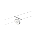 LED Seilsystem CORDUO CIRCLE, Einzelspot, 12V DC, 5W 3000K, Chrom matt / Chrom  