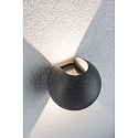 Paulmann Luminaire mural d’extérieur CONCREA BALL haut bas, rond IP65, grès  Paulmann Luminaire mural d’extérieur CONCREA BALL haut bas, rond IP65, grès