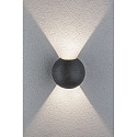 Paulmann Luminaire mural d’extérieur CONCREA BALL haut bas, rond IP65, grès  Paulmann Luminaire mural d’extérieur CONCREA BALL haut bas, rond IP65, grès