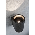 Paulmann Luminaire mural dextrieur CONCREA BOLLARD RUOUND cylindrique, unilatral IP65, grs 