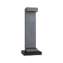 Paulmann Borne d'clairage CONCREA BOLLARD STRAIGHT droit IP65, grs, noir  