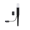 Paulmann Luce apicchetto PLUG&SHINE FLAREA IP65, Nero dimmerabile