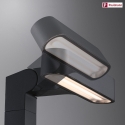 Paulmann Paletto luminoso PLUG&SHINE ITO orizzontale IP65, antracite dimmerabile