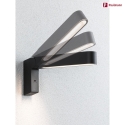 Paulmann Lampada da parete ITO verticale, con rilevatore di movimento IP44, antracite 