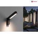 Paulmann Lampada da parete ITO verticale, con rilevatore di movimento IP44, antracite 