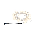 Catena Luminosa PLUG & SHINE LIGHT CHAIN 7 lang IP44, Nero dimmerabile
