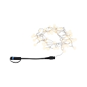 Catena Luminosa PLUG & SHINE LIGHT CHAIN 5 breve IP44, Nero dimmerabile