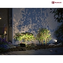 Paulmann Luce del picco di terra PLUG&SHINE FLOOD SPOT IP65, Nero 