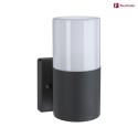 Paulmann Applique da esterno TUBS cilindrico, commutabile E27 IP44, Grigio, Opaco
