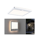 Paulmann Outdoor LED Panel LAMINA PIR, IP44, mit Bewegungsmelder, eckig, 25x25cm, 230V, 14,5W 3000K 950lm, wei