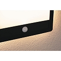Paulmann Outdoor LED Panel LAMINA PIR, IP44, mit Bewegungsmelder, Eckig, 25x25cm, 230V, 15W 3000K 950lm, wei, Schwarz