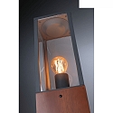 Paulmann Borne d'éclairage TIMBA E27 IP44, bois gradable Paulmann Borne d'éclairage TIMBA E27 IP44, bois gradable