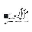 Paulmann LED Outdoor Spie�leuchte PLANTINI SPOT PLUG & SHINE CH, 3er Set, 40-80�, 3x 3,5W, 3000K, 90lm, IP65, anthrazit