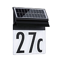 Paulmann illuminated house number IP44, black
