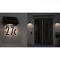 Paulmann illuminated house number IP44, black