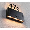 Paulmann illuminated house number NEDA PIR with motion detector LED IP44, anthracite