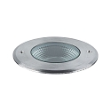 Paulmann Outdoor LED Boden-Einbauleuchte VANEA, IP67,  10cm, 230V, 3.5W 3000K 160lm 93, schaltbar, Seeluft-bestndig, Aluminium