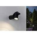 LED Outdoor Wandleuchte CUFF PIR, 230V, 12,5W, 3000K, 700lm, IP44, mit Lichtsensor, anthrazit