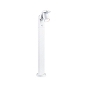 Paletto luminoso CUFF PIR con sensore IP44, trasparente, bianco 