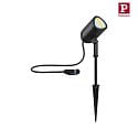 Paulmann Luce del picco di terra PLUG&SHINE SHIRA RGBW, ZigBee controllabile LED IP65, antracite dimmerabile