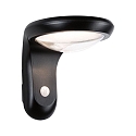 LED Outdoor Solar-Wandleuchte DSIKOLA PIR, 4,5W, 3000K, 400lm, IP44, mit Lichtsensor, anthrazit