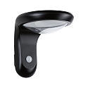 Paulmann solar wall luminaire DISKOLA PIR with sensor IP44, anthracite, transparent 