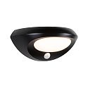 LED Outdoor Solar-Wandleuchte SOROVA PIR, 4,5W, 3000K, 220lm, IP44, mit Lichtsensor, anthrazit
