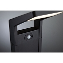 Paulmann Paletto luminoso JUNTEA PIR con sensore IP44, antracite, opaco 