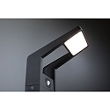Paulmann Paletto luminoso JUNTEA PIR con sensore IP44, antracite, opaco 
