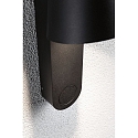 Paulmann Applique da esterno CAISSA PIR con sensore IP44, antracite, trasparente 