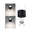 Paulmann Luci a sospesione URAIL ALDAN LED su / giù, con ottica a lente, Nero opaco dimmerabile Paulmann Luci a sospesione URAIL ALDAN LED su / giù, con ottica a lente, Nero opaco dimmerabile