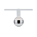 Paulmann 1-Phasen Fassung URAIL CEILING SOCKET, 230V, E27 max. 20W (exkl.), Metall, Wei