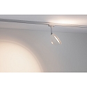 Paulmann Spot URAIL SABIK LED con ottica a lente, Cromo opaco, Bianco opaco dimmerabile