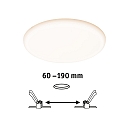 Paulmann LED Einbau-Panel VELUNA VariFit ZigBee TunableWhite, IP44, Rund,  21.5cm, 17W 3000-6500K 1300lm