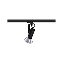 Paulmann Halogène sur rail APOL II réglable E27, noir  Paulmann Halogène sur rail APOL II réglable E27, noir