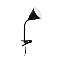 Paulmann Lampe à pince VITRIS avec interrupteur, avec bras flexible E14 IP20, noir  gradable Paulmann Lampe à pince VITRIS avec interrupteur, avec bras flexible E14 IP20, noir  gradable