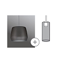 Paulmann Paralume URAIL PIRM 2EASY, Grigio, Opaco Paulmann Paralume URAIL PIRM 2EASY, Grigio, Opaco