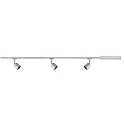 Ensemble de luminaires URAIL COVER lot de 3 GU10, chrome, chromé mat gradable