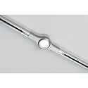 Paulmann Connettore longitudinale URAIL LED, Cromo opaco Paulmann Connettore longitudinale URAIL LED, Cromo opaco
