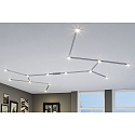 Paulmann Connettore longitudinale URAIL LED, Cromo opaco Paulmann Connettore longitudinale URAIL LED, Cromo opaco