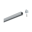 Paulmann Embout URAIL lot de 2, chromé mat Paulmann Embout URAIL lot de 2, chromé mat